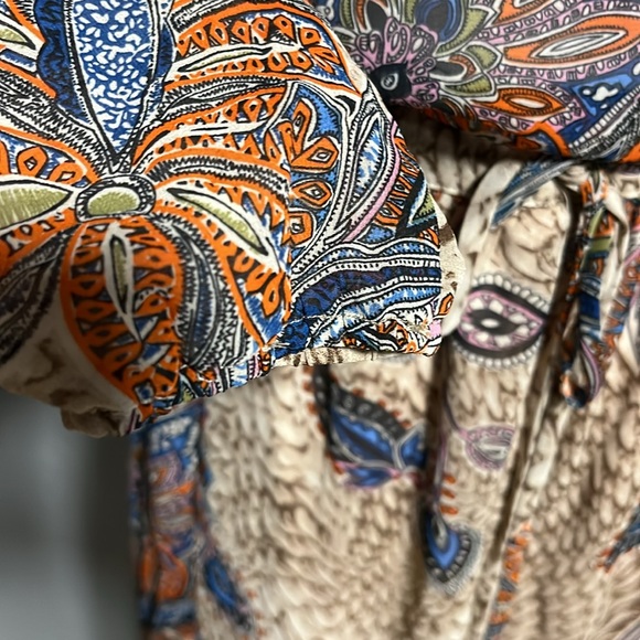 INA Fashion High Low Tie Waist Long Sleeve Dress NWT Small - Picture 4 of 11